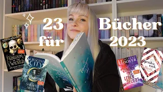 23 Bücher für 2023 ✨📚 | Diese Bücher muss ich unbedingt lesen! | nckreads