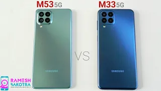 Samsung Galaxy M53 vs Samsung Galaxy M33 Speed Test and Camera Comparison