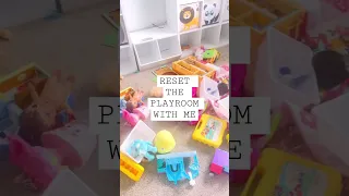 RESET THE PLAYROOM WITH ME | TIK TOK ASMR SATISFYING CLEAN WITH ME 2022
