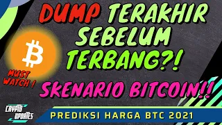 APAKAH INI DUMP TERAKHIR SEBELUM TERBANG UNTUK BITCOIN?! 3 SKENARIO BITCOIN!! ALASAN MARKET DUMP?!