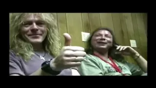 Dave Murray and Janick Gers being adorable for eleven minutes straight