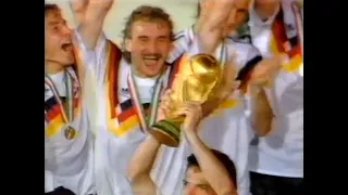 WM-Finale 1990: Deutschland - Argentinien (ARD, 08.07.1990, mit Nachberichten vom 09.07.1990)