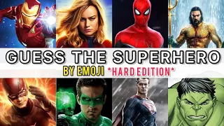 Guess The Superheroes by emoji / Emoji Quiz / Hard Edition *2023*/ @funquizofficial