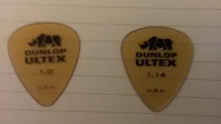 Jim Dunlop Ultex 1mm & 1.14mm guitar picks