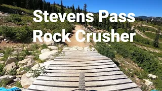 Mountain Bike at Stevens Pass, Rock Crusher - July 2023 (2X speed)