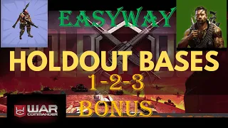 War Commander: [ MARCH ] HOLDOUT BASE 1-2-3 AND BONUS/ EASYWAY