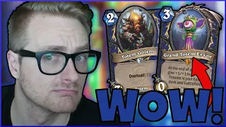 EYS'OR is AMAZING?! 🗿 TOTEM 🗿 SHAMAN CHOPS DOWN the COMPETITION! | Darkmoon Races | Wild Hearthstone