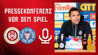 Die Pressekonferenz vor dem Auswärtsspiel beim SV Wehen Wiesbaden 🎙️ | #WIEKSV