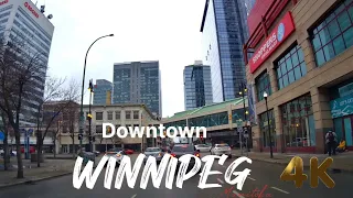 Winnipeg Manitoba Canada 🇨🇦 4k (Downtown)