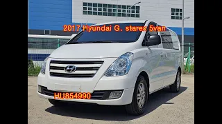 2017 Hyundai G.starex van used car export ( HU854990) carwara, 카와라 스타렉스 수출