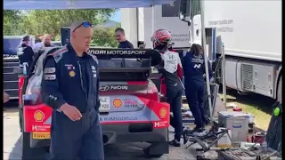 Service Park | PET Hyundai Motorsport WRC Rally Portugal 2024 | Neuville & Tänak