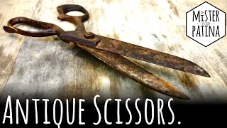 Old Rusted Scissors Restoration - Tool Restoration | Mister Patina