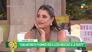 La emoción de Pamela David por el relato de Fabiana Liuzzi sobre el nacimiento de Antonito