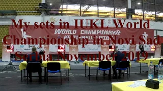 My sets in the kettlebell sport world championship of IUKL federation in Novi Sad Serbia