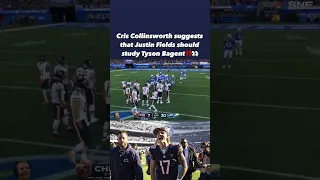 Cris Collinsworth makes a BOLD STATEMENT‼️👀 #justinfields #tysonbagent #chicagobears