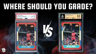 Should you grade your cards at BGS vs PSA? (Breaking down price, value-add and more.)