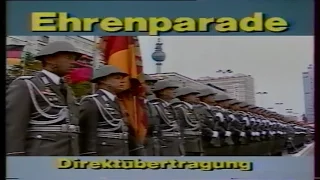 39 Jahre DDR East Germany NVA Parade 1988