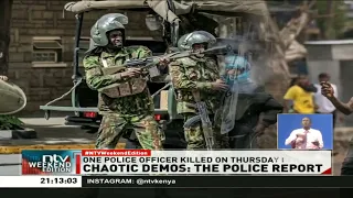 One police officer killed during the Azimio protests in Kisumu