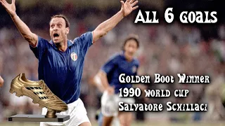 Salvatore Schillaci Golden Boot Winner at the 1990 World Cup