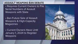 IL Senate passes assault weapons ban, send bill back to House