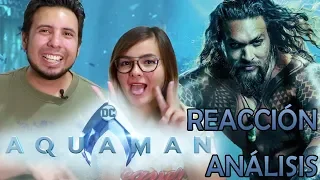 AQUAMAN | REACCIÓN al trailer | ¡Emocionantemente Épico!