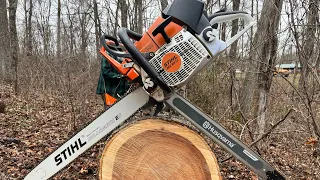 Stihl vs Husqvarna. I’m shocked