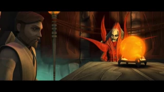 The Clone Wars - Obi Wan & Anakin Speak With Mother Talzin