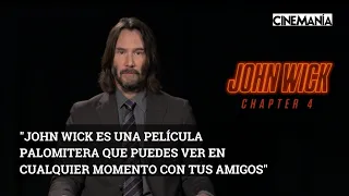 ENTREVISTA A KEANU REEVES para hablar sobre la nueva entrega de JOHN WICK