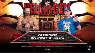 WWE 2K24 FULL MATCH —  Drew McIntyre vs. John Cena  — WWE  Title Match!"