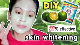 Calamansi and Milk Skin Whitening DIY Face Mask || 100% effective