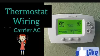 How to use the Carrier Package AC Thermostat, package thermostat, air conditioning#carrier #ac