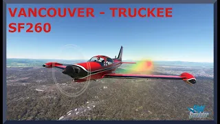 Vancouver (KVUO) to Truckee (KTRK) | Marchetti SF260 | MSFS