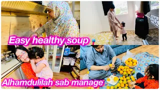 Comments phar ky bhut dukh hua || Easy healthy soup || Salma yaseen vlogs