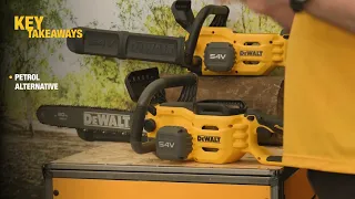 DeWalt 54V FlexVolt Brushless Cordless 50cm Chainsaw DCMCS575