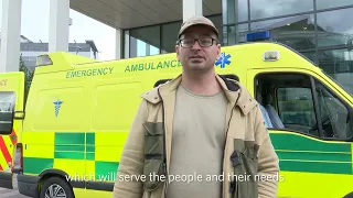 Student donates ambulance to GCU’s twin Ukrainain university