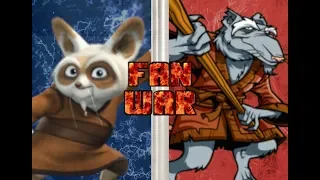 Fan War!!! Shifu vs Splinter