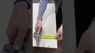 Drywall knife with built-in tape measure  Нож для гипсокартона с встроенной рулеткой