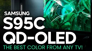 Samsung S95C QD OLED Review | The Most Colorful TV Available!