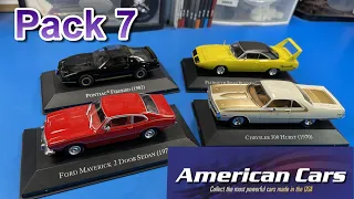 Deagostini American Cars 1/43 Diecast Car Collection Pack 7