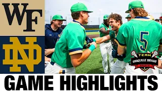 #8 Wake Forest vs. Notre Dame Highlights [GAME 3] | NCAA Baseball Highlights | 2024 College Baseball