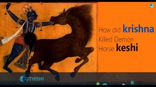 How did Krishna killed the Demon Horse Keshi | Vedic Stories for Children | www.jothishi