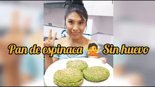 PAN DE ESPINACA SIN HUEVO