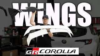 GR Corolla Spoiler options | Mid Wings | Roof Wing
