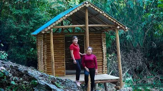 Build wooden house (CABIN), Complete installation of corrugated iron roof