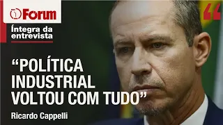 Cappelli revela que está escrevendo livros sobre 8/1 e fala sobre retomada da política industrial