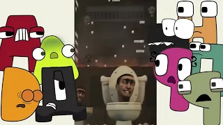 Skibidi Toilet reactions ALL Alphabet Lore