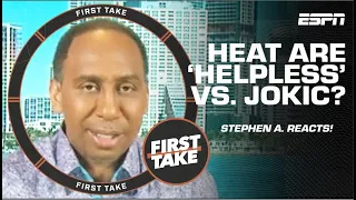 Stephen A. thinks the Miami Heat have NO ANSWER for Nikola Jokic 🃏 | First Take