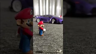 I’m trying to hit the golf ball… Here are the fails! #trickshot #mario #rccars #shorts