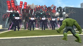 NEW UPGRADED TITAN CAMERAMAN FIGHT HULK - Skibidi toilet In Garry's Mod!