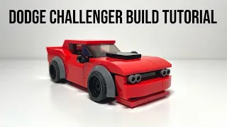 LEGO Dodge Challenger SRT Hellcat Moc Build Tutorial!